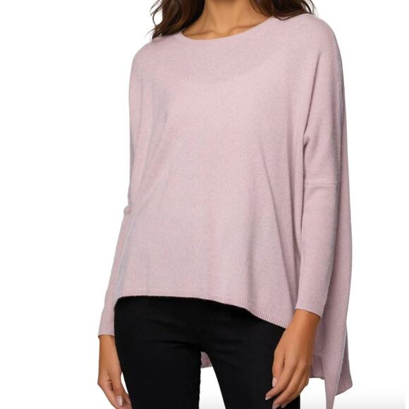 Subtle Luxury 100% Cashmere Sweater Easy Fit Carnation - Size S/M - Picture 1 of 7